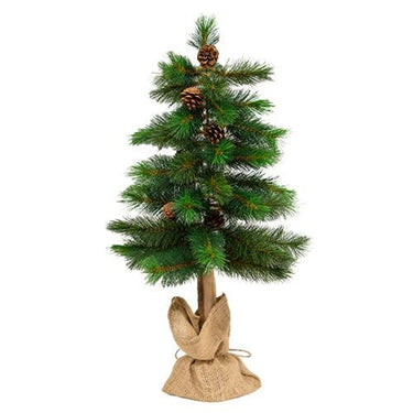 Royal Oregon Pine Tree With Burlap Base, 30